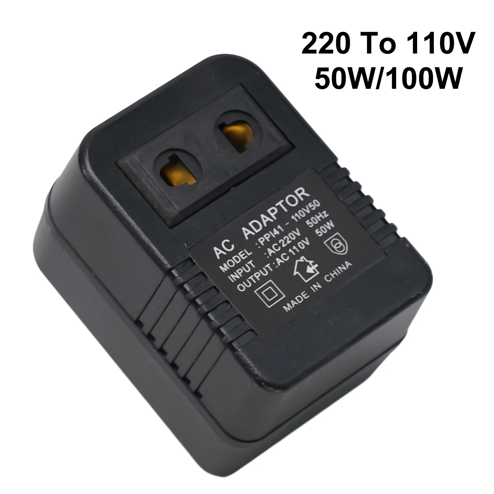 Voltage Converter 220V To 110V 1pc EU Plug 50/100W