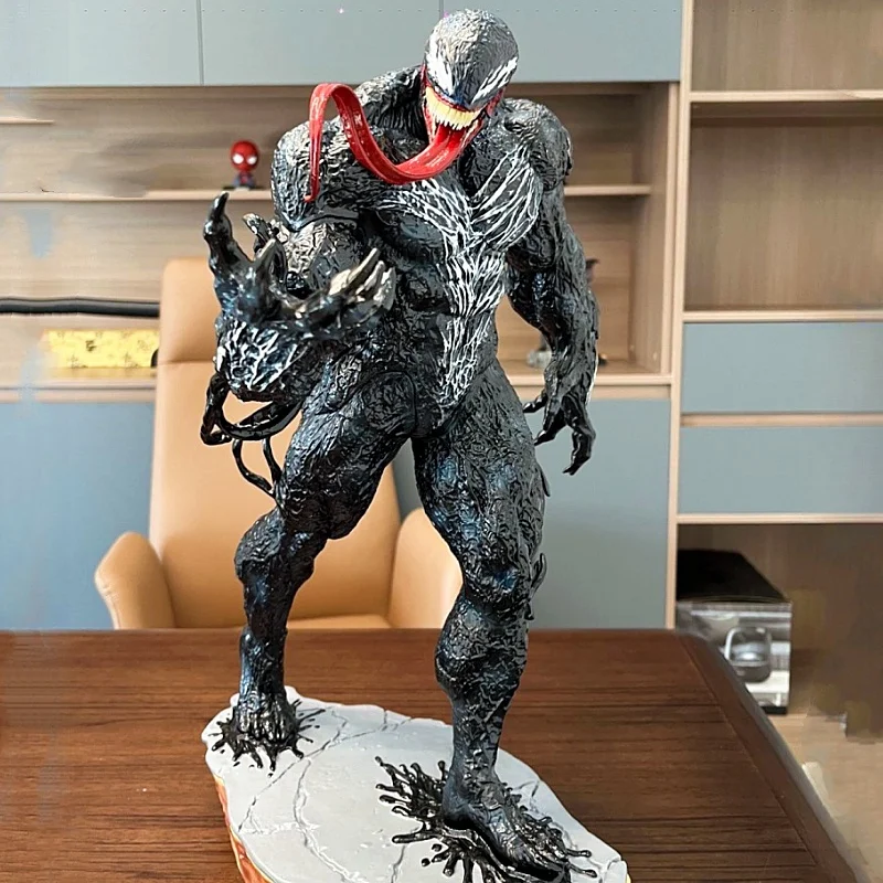 

In Stock 50cm Venom Figures Legends Series Action Figures Oversize Anime Spiderman Pvc Model Collectible Desktop Decorations