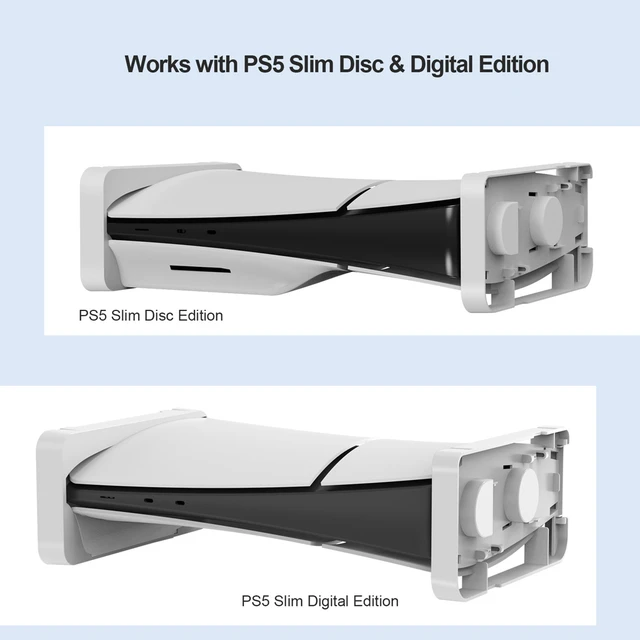 Wigearss PS5 Horizontal Stand, Base Support for PS5 Disc and Digital  Console Edition (NOT for PS5 Slim)