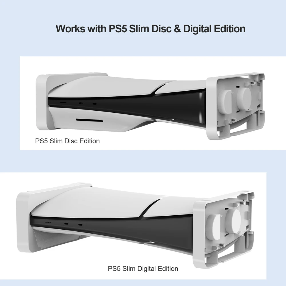 Horizontal and Vertical Stand for PS5 Slim Accessories