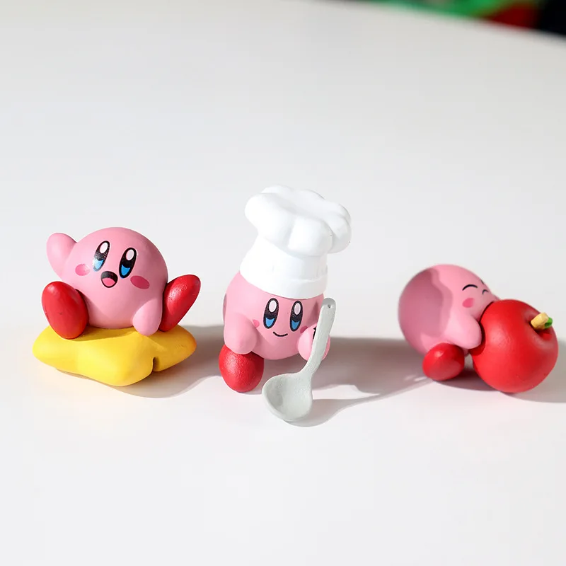 Anime Figure Kawaii Kirby Action Figures Children Toys Boys Girls Kids Games Cute Doll Collectible Birthday Decoration Gift Toy