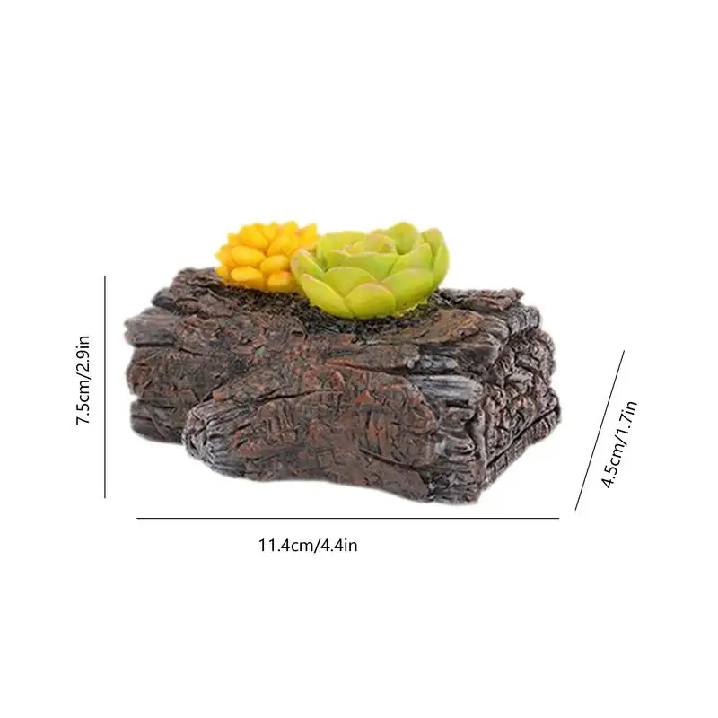 Hide A Key Rock Fake Rock Log Turtle Statue Key Hider Realistic Stone Door Key Box Decorative Weather Resistant Outside Key