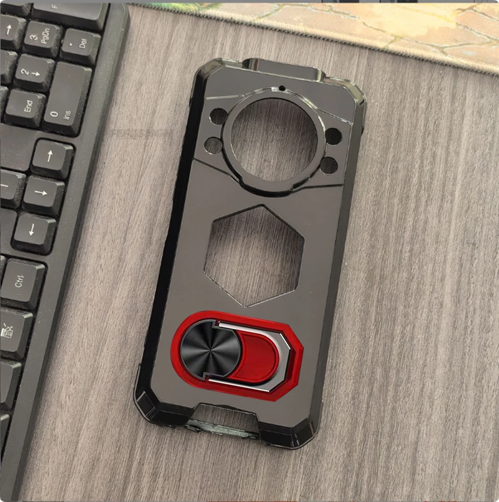 Durable Silicone Ring Stand Phone Case with Bracket
