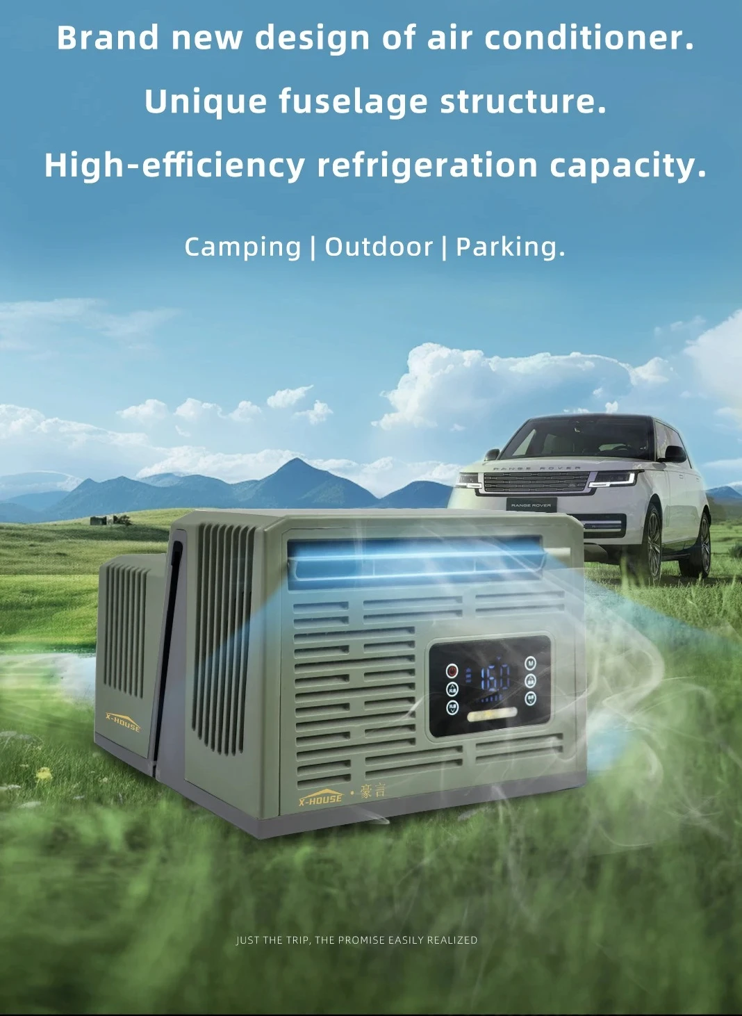 Description Picture 2 of itemDuctless 24V DC Portable Air Conditioner: Perfect For Car Window & Tent Use, 100 - 240V