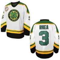 sisi 2233Movie Goon Ross Le BOSS ST Les trémies de John # 3 maillot de Hockey RHEA vêtements de sport pour hommes Cosplay EMHL couture broderie 2