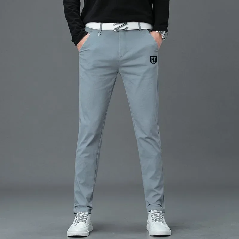 Men's Golf Clothing Spring Elastic Golf Pants Fashionable Mens Long Tennis Pants Wear Men Horse Trouse