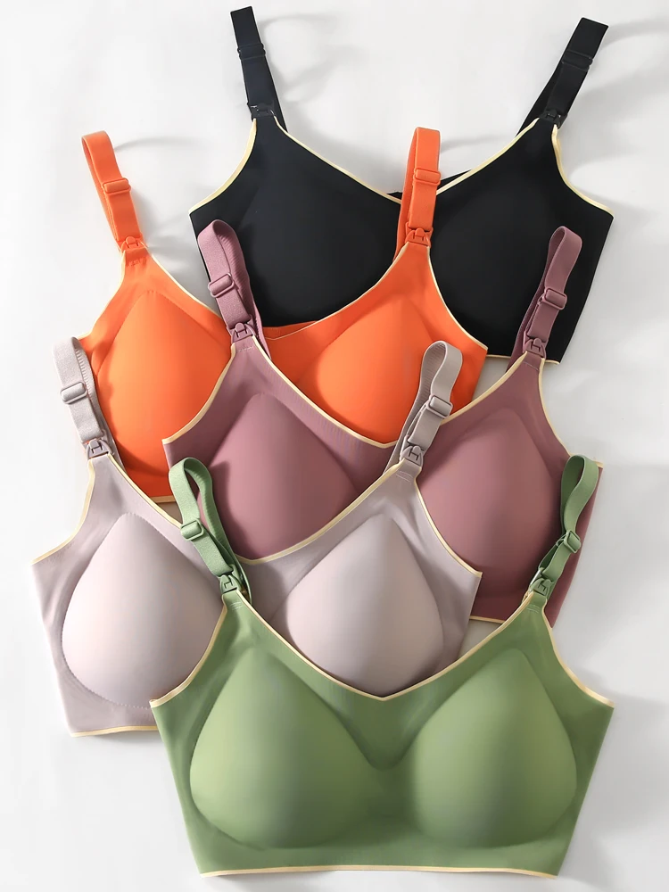 Breast-feeding underwear postpartum nursing bra anti-sagging maternity bra