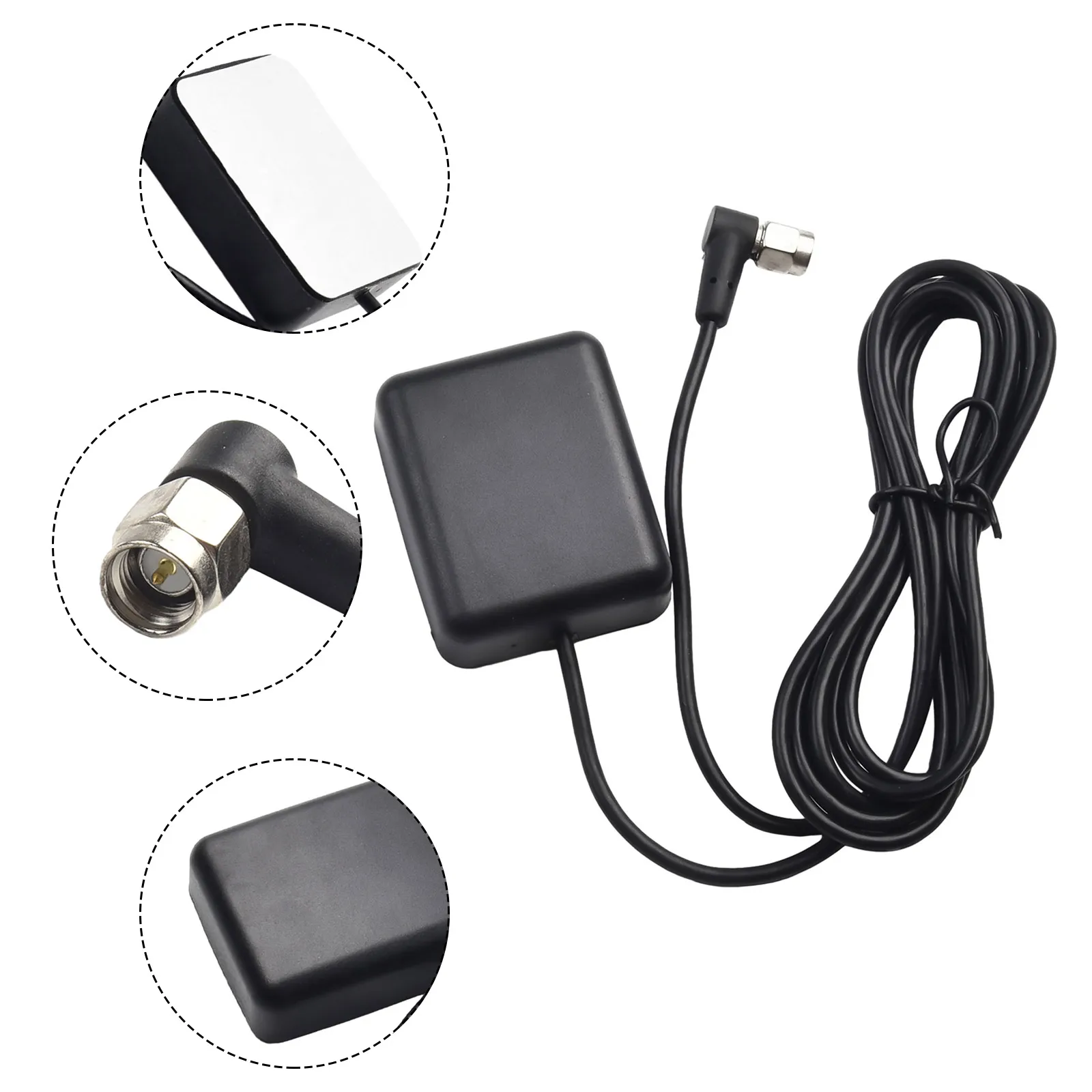 

1pc Vehicle Universal 2m GPS Aerial Antenna SMA Male Plug Active Aerial Extension Cable Accessories For Navigation Head Unit