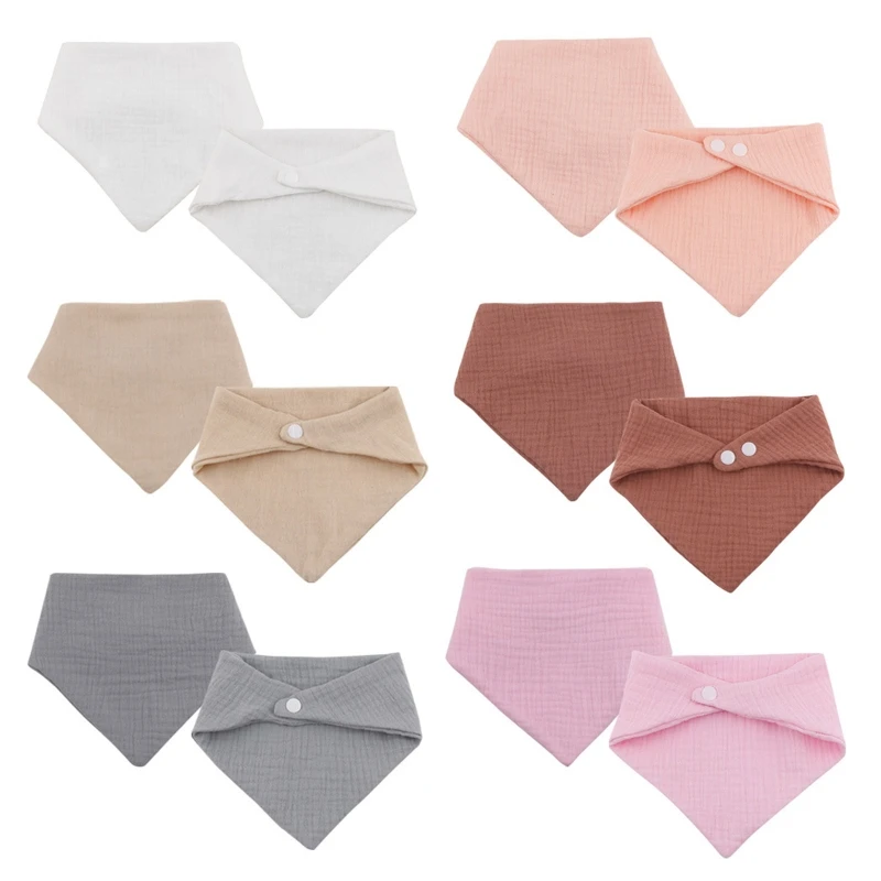 

2024 New Infant Bibs Feeding Soothing Bib Baby Newborn Breathable Pure Color Burp Towel