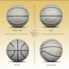 3/2.2LBS Weighted Heavy Training Basketball 29.5/28.5-Size7/6 Composite Aggravate Ball For Improving Passing And Dribbling Skill 4