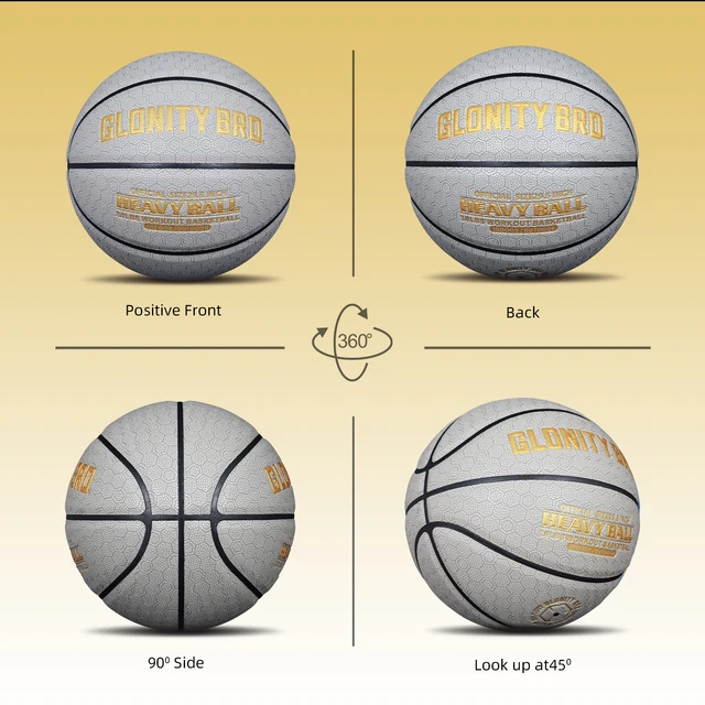 3/2.2LBS Weighted Heavy Training Basketball 29.5/28.5-Size7/6 Composite Aggravate Ball For Improving Passing And Dribbling Skill 4