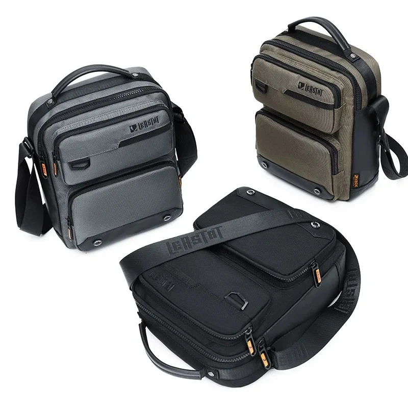 고품질 브랜드 남성 메신저 가방 비즈니스 남성 어깨 가방 패션 핸드백 남성 가방 방수 bolso hombre