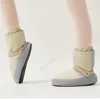 Adult Thick Soled Autumn Winter Short Boots Women Warm Ballet Dance Shoes Soft Soled Ballet Point Warm Shoes DS119 4