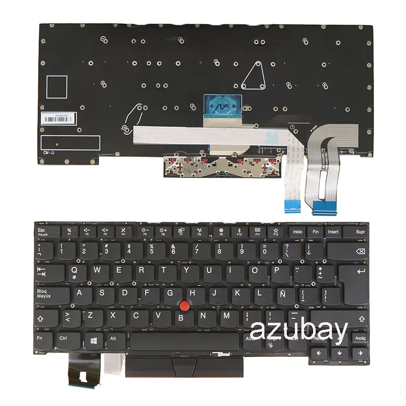 Teclado para Lenovo Thinkpad Lenovo Thinkpad T490s T495s x1 Extreme Gen p1 Gen Gen Suíço Espanhol Checo Suíço - Imagem 4