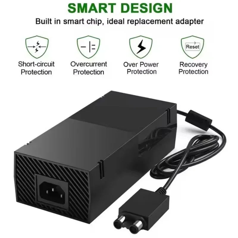 Power Adapter Game Console Power Adapter Charger for Xbox One