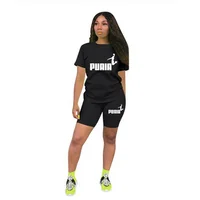 Nouvel ensemble décontracté de qualité pour femme, tenue d'été deux pièces 2026, survêtement pour femme, t-shirts à col rond et shorts, manches courtes, pour le quotidien, meilleures ventes 5