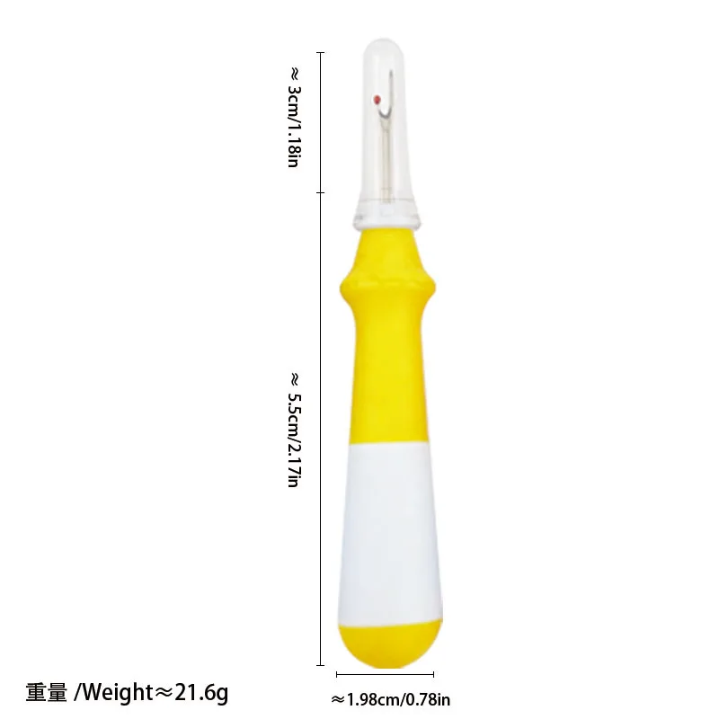 Plastic Handle Sharp Craft Thread Cutter Seam Ripper Safety Handle Stitch Unpicker Hand Tools Needles Arts Sewing Accessories