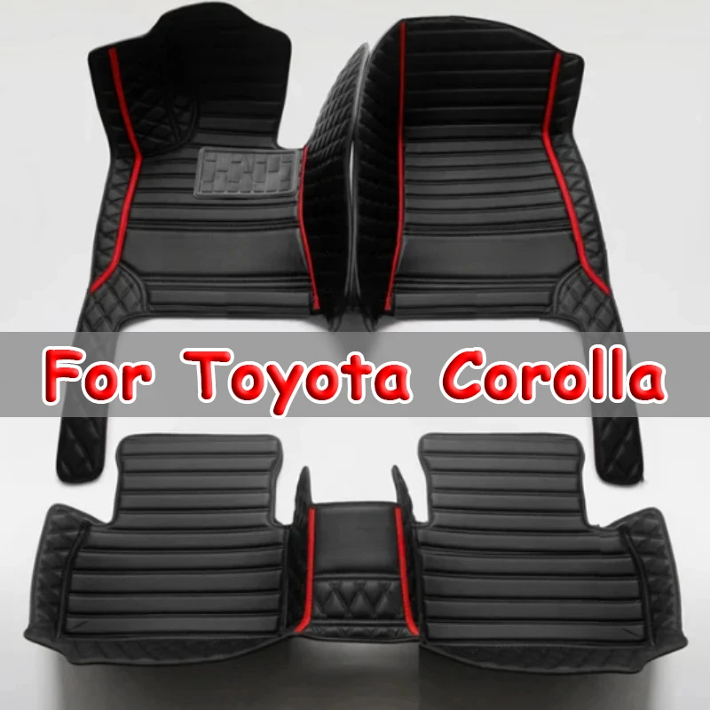 

Car Floor Mats For Toyota Corolla Cross 2022 Custom Auto Foot Pads Automobile Carpet Cover Interior Accessories