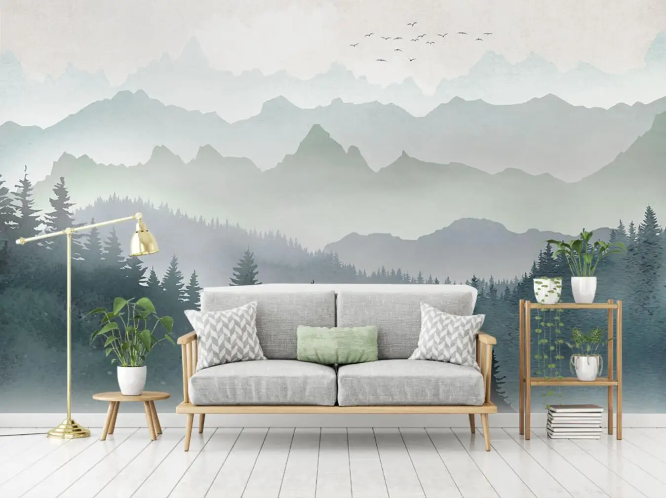 Custom papel de parede 3d photo Wallpapers Home Decor mountain forest mural 3D wallpaper Living Room Bedroom papier peint