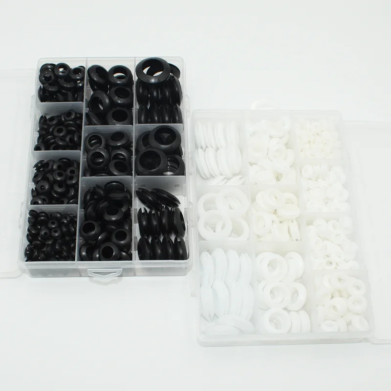 400/90pcs 고무 그로멧 방화벽 구멍 전기 와이어 그로멧 배관 가스켓 키트 3-20mm 고온 Oring 씰링 와셔