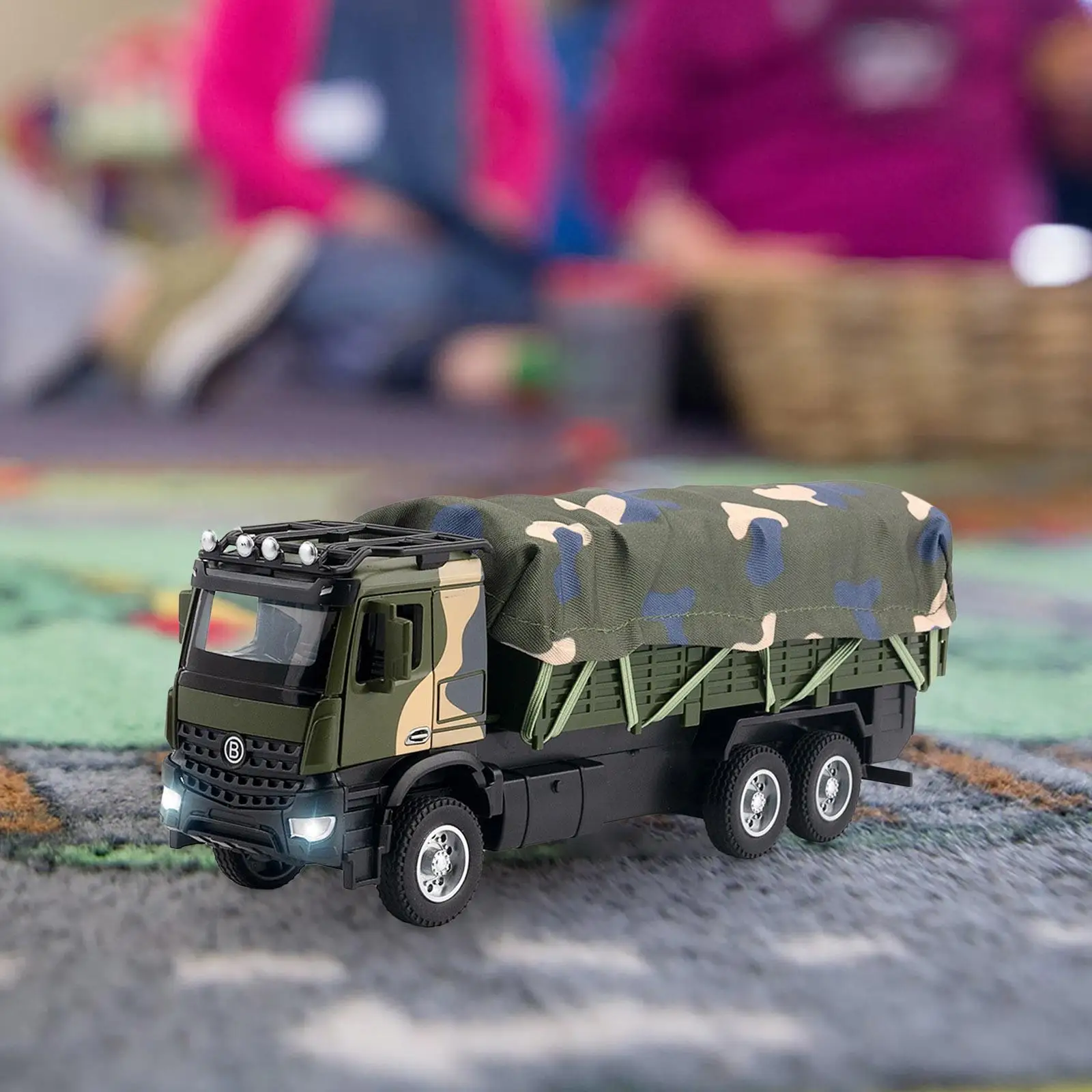 

Модель грузовика из сплава 1/35, литый под давлением для украшения комнаты, коллекция подростков