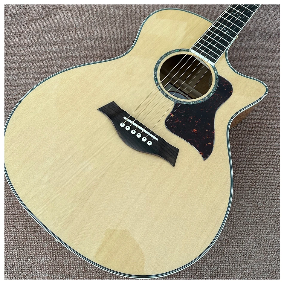 

41 Inch Acoustic Guitar, Spruce Top And Maple Back, Rosewood Fingerboard, Free Shipping