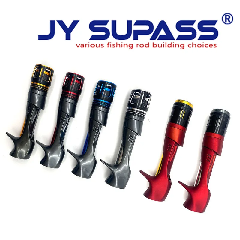 JY SUPASS PCS-PCS fishing rod casting reel seat EVA Grip Cork handle DIY Fish Rod Building Repair