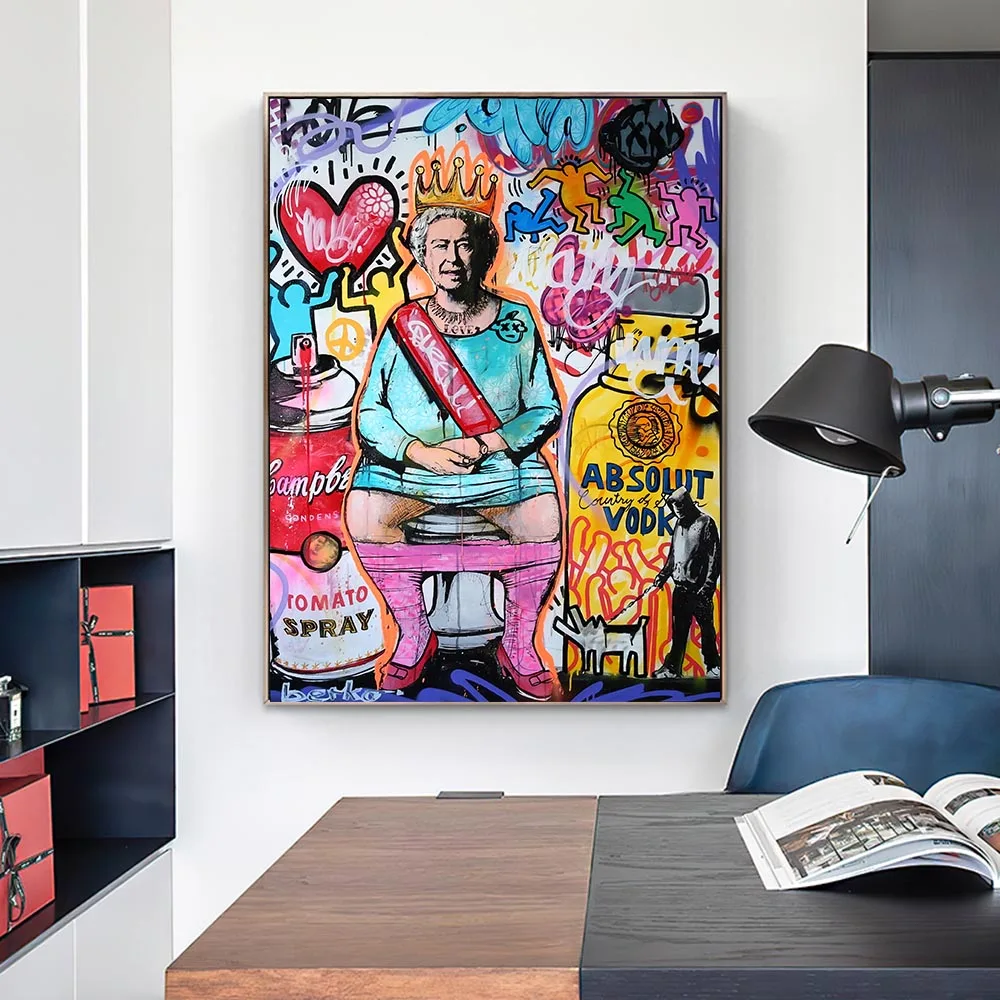 Abstract-Famous-Portrait-Painting-Colorful-Graffiti-Pop-Art-Canvas
