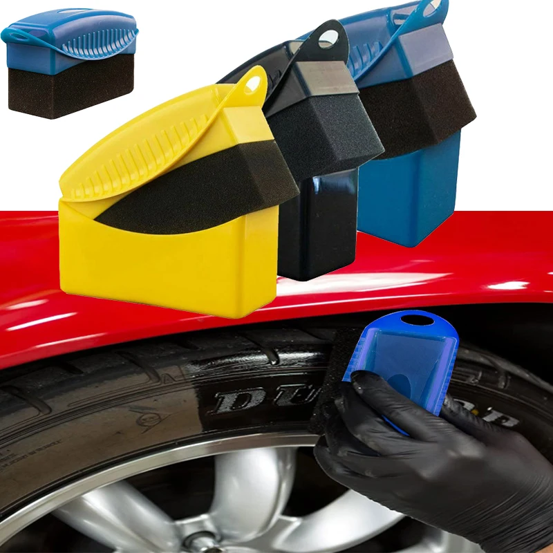 1/2Pcs Auto Rad Reinigung Schwamm Reifen Waschen Wischer Wasser Saug Schwamm  Pad Wachs Polieren Reifen Pinsel Werkzeuge auto Waschen Zubehör - AliExpress