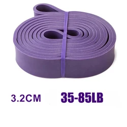 Premium Elastic Fitness Resistance Band for Home Gym & Pilates Workouts (PURPLE)