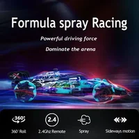 KF25 RC Drift Car Gesture Sensing Spray Stunt 4WD Car Remote Control Racing F1 Equation Four Wheel Drive Off Road Toy 2