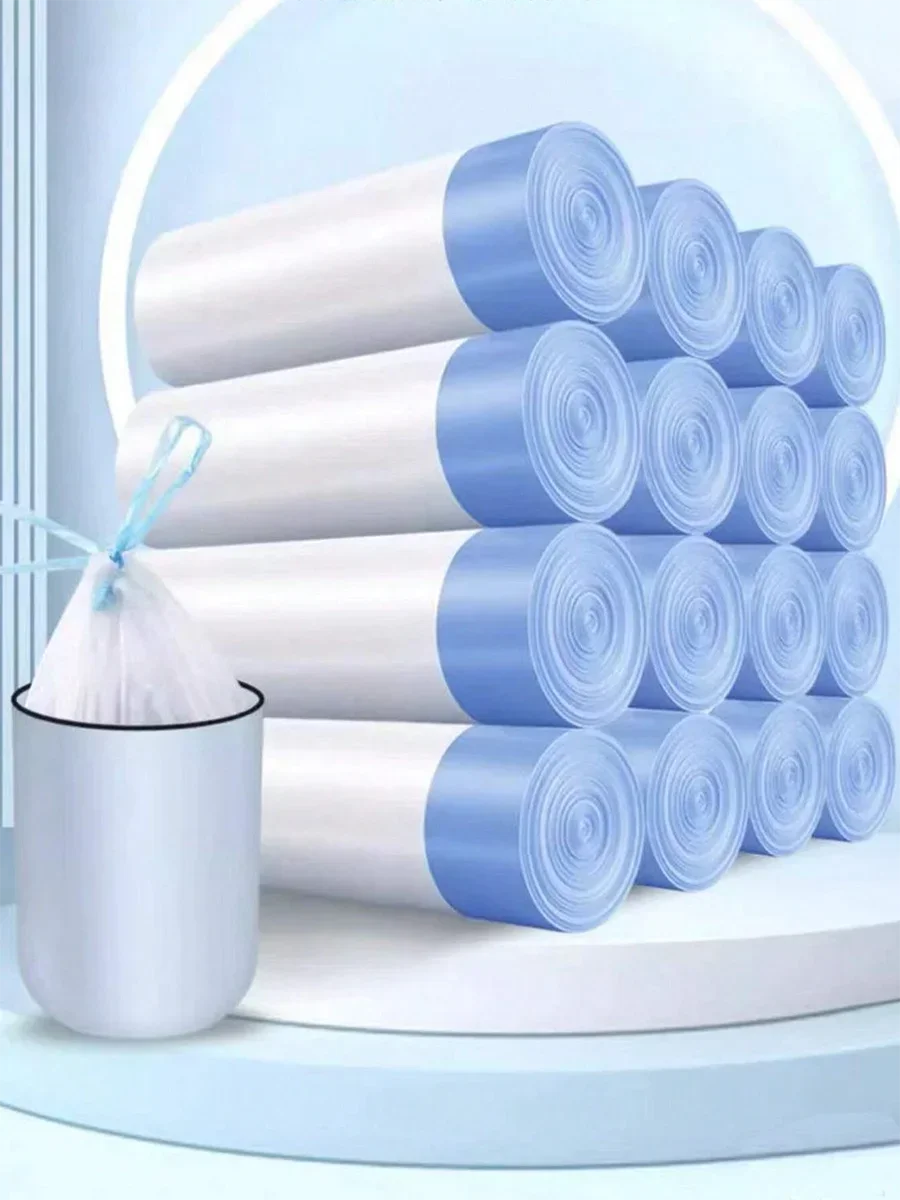 Trash Bags 15pcs/roll For Home Kitchen Restaurant Living Room Garbage Sorting