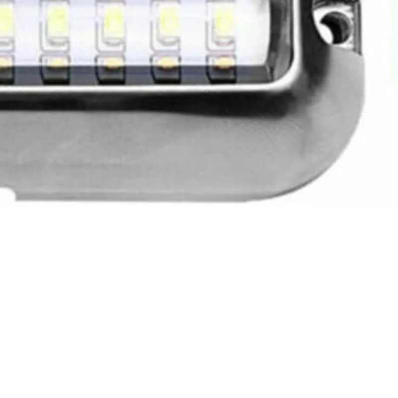 27LED 스피드보트 조명 스테인레스 스틸 해양 트랜섬 램프 10-30V 해양 항해등 IP68 방수 선박 보트 액세서리