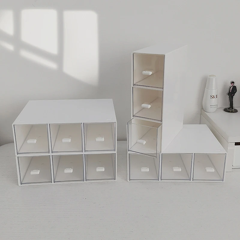 Stackable Drawer Tea Bag Storage Box Kitchen Cabinet Countertop Container for Coffee Tea Sugar