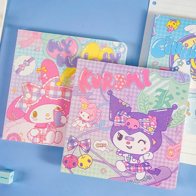 DIY Kuromi Notebook/ How to Make Kuromi Sanrio Notebook/ School