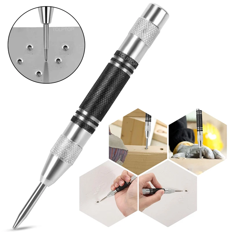 

Автоматический центральный перфоратор, локатор окна, Универсальный 128 мм, деревообрабатывающий перфоратор, металлический сверлильный инструмент, загруженный маркер для вмятин, ручной инструмент