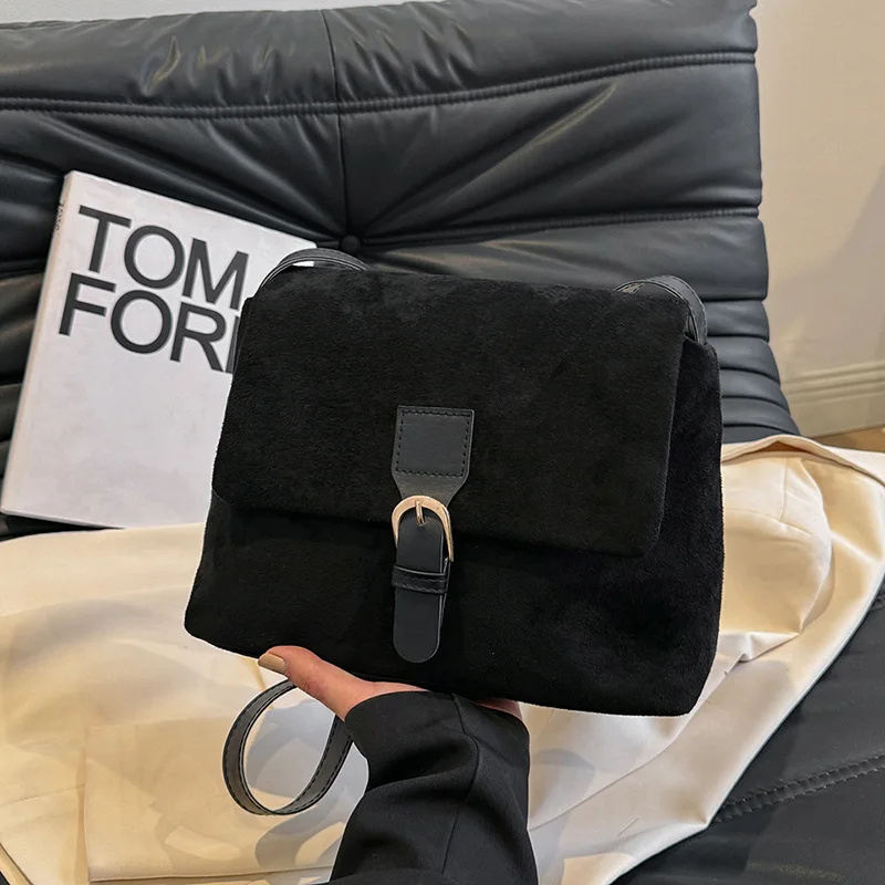 المرأة العصرية الجلد المدبوغ حقيبة كروسبودي مربع ب...