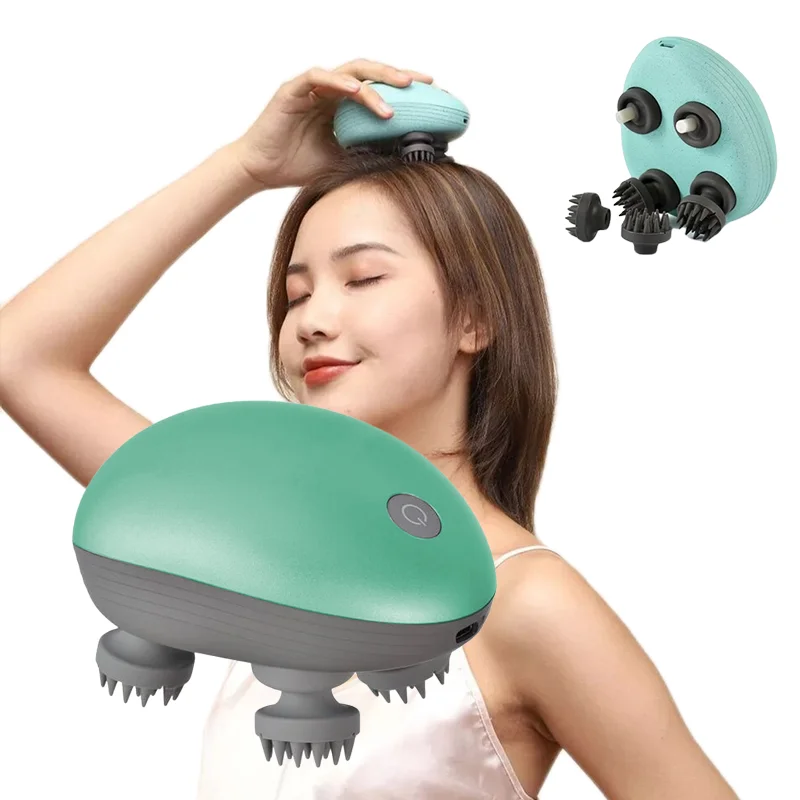 Scalp Head Hair Massager Electric Health Care Antistress Relax Body Massagem Deep Saude Tissue