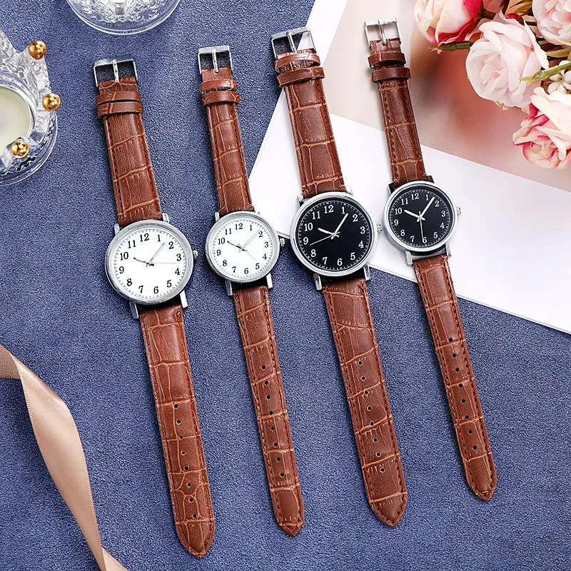 couple's analog watch set