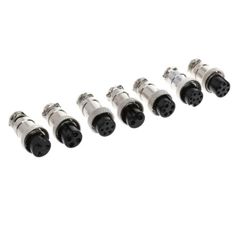 

1pcs GX16 2/3/4/5/6/7/8 Pin 16mm Female Plug Wire Panel Circular Connector Aviation Connector Socket