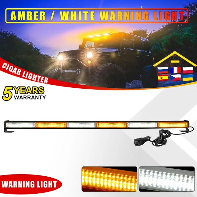 CO LIGHT LED Emergency Light Bar Car Roof Grille Emergency Beacon Warning Flashing Lamp Stroboscopes Truck Automotive 12V 24V
