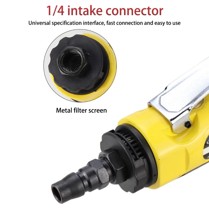 

Pneumatic Grinding Set Right Air Die Grinder Motor 1/4 Chuck Air Grinder