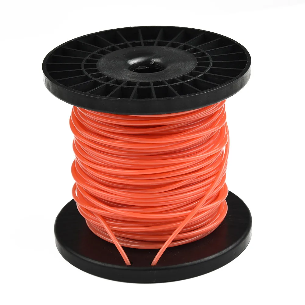 

Electric Lawn Mower Trimmer Line 50m*2.7mm Durable Nylon Garden Grass Brush Cutter Spiral Rope Lawn Mower Head Tool Accessory