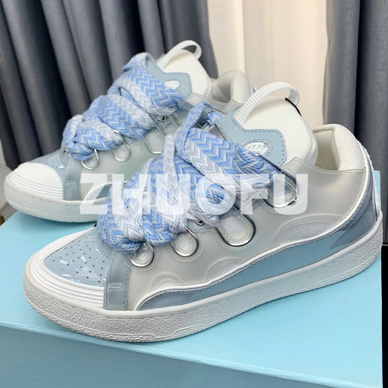 

Unisex Style Casual Shoes Spring Autumn 2023 New Genuine Leather Mixed Colors Round Head Lovers Shoes Versatile Male Loafers