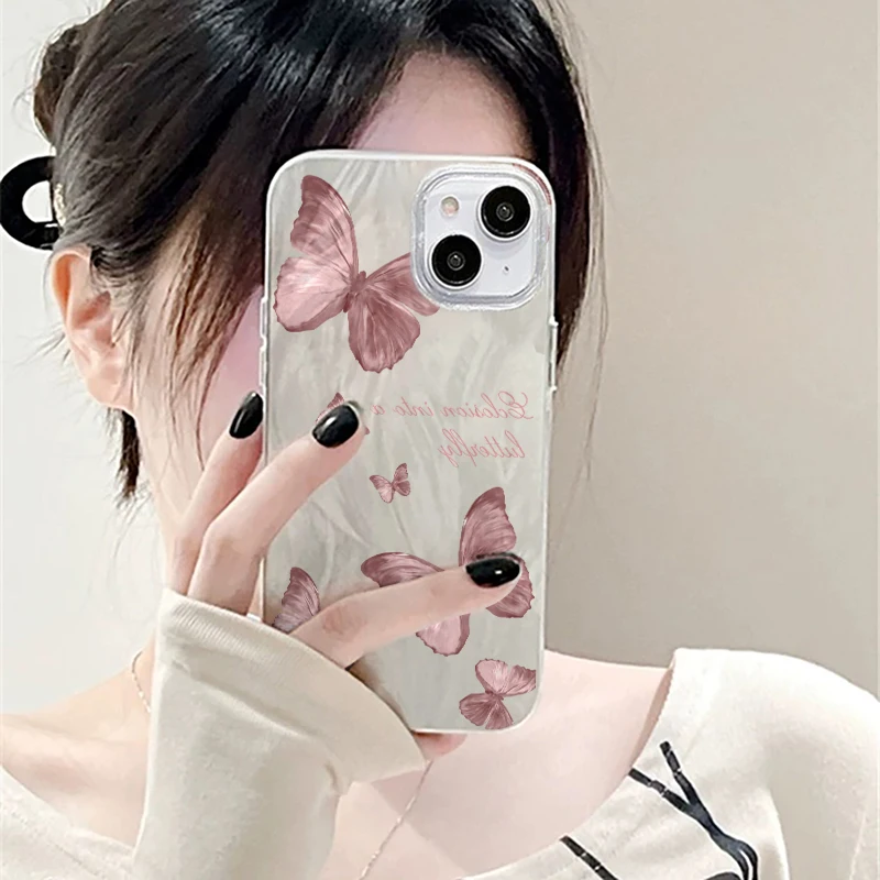 Butterfly Laser IMD Phone Case Cover