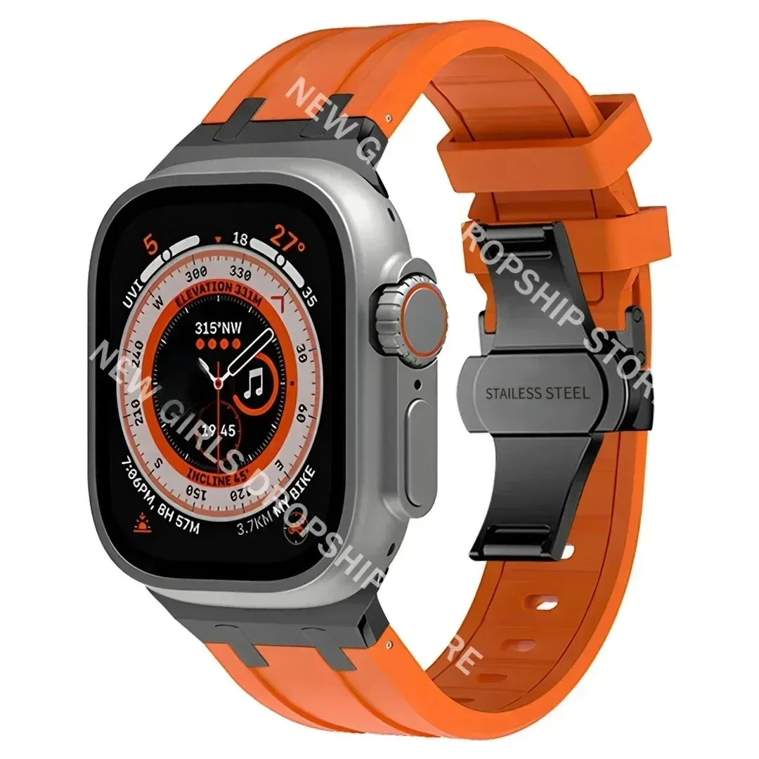 Premium Silicone Sports Band with Butterfly Clasp