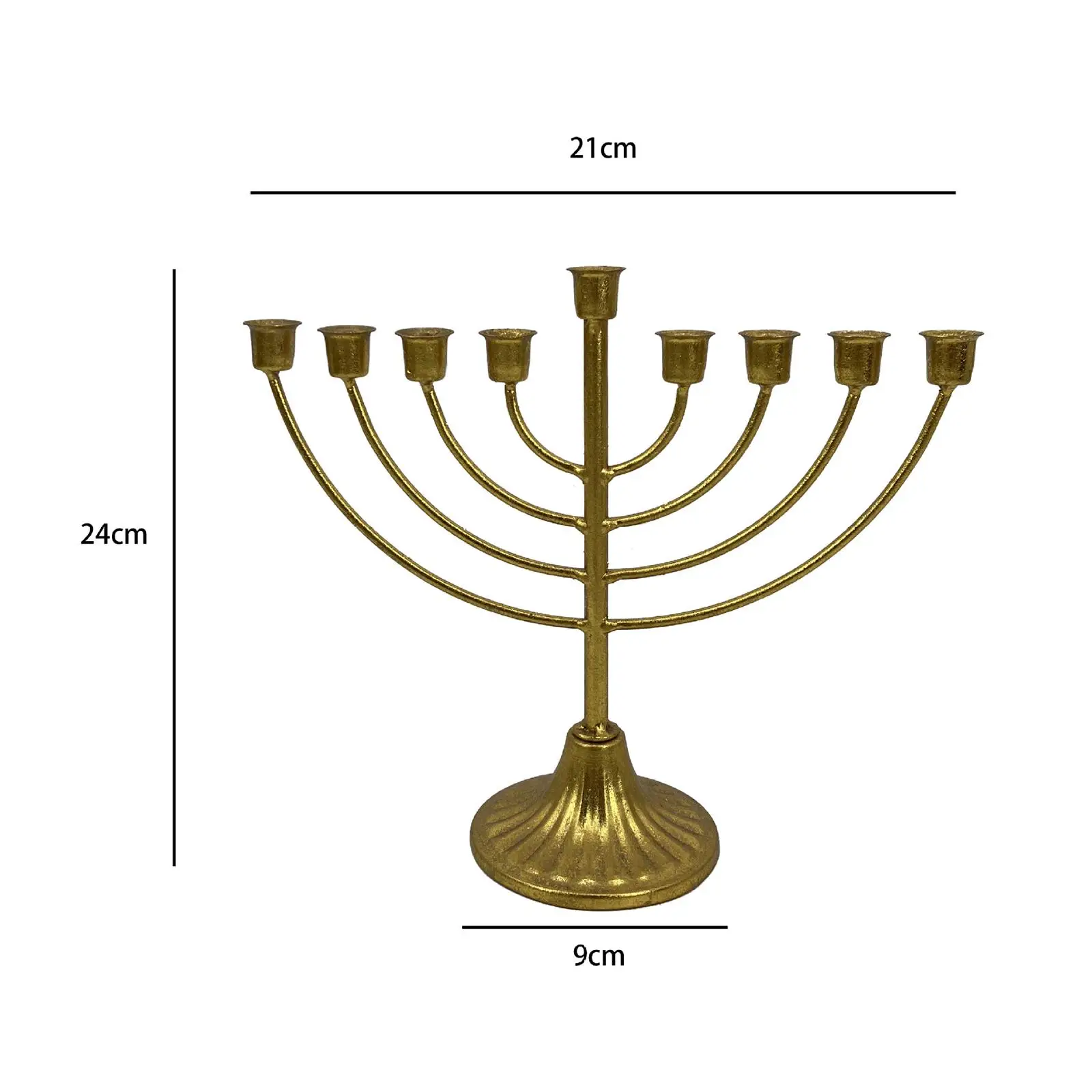 Candlestick Jewish Holder Hanukkah Decoration Menorah for Desk Living Room Candlestick Jewish Holder Hanukkah Decoration Menorah for Desk Living Room