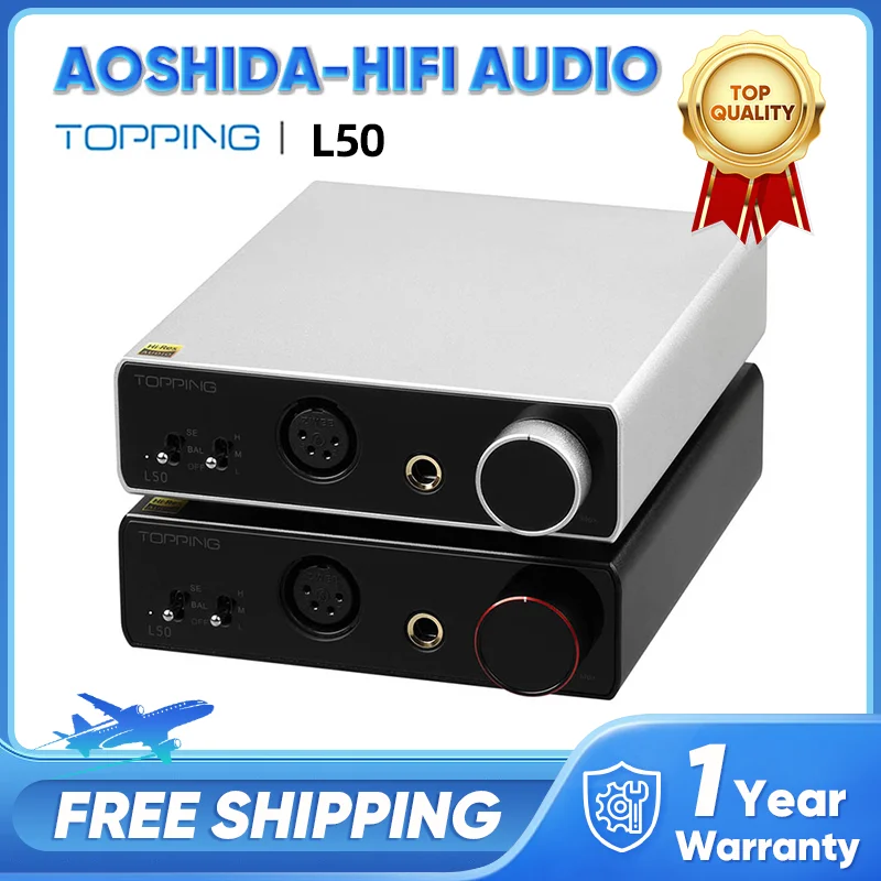 Topping L50 Pass Through NFCA Headphone Amplifier, SE Power Topping L50 Pass Through NFCA Headphone Amplifier, SE Power