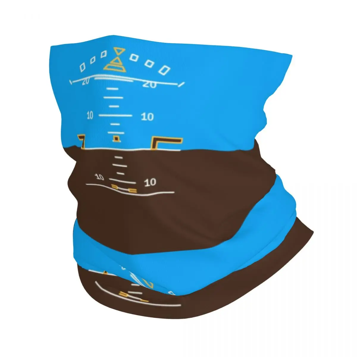 

Attitude Indicator Winter Headband Neck Warmer Ski Camping Tube Scarf Flight Pilot Airplane Aviation Aviator Face Bandana Gaiter