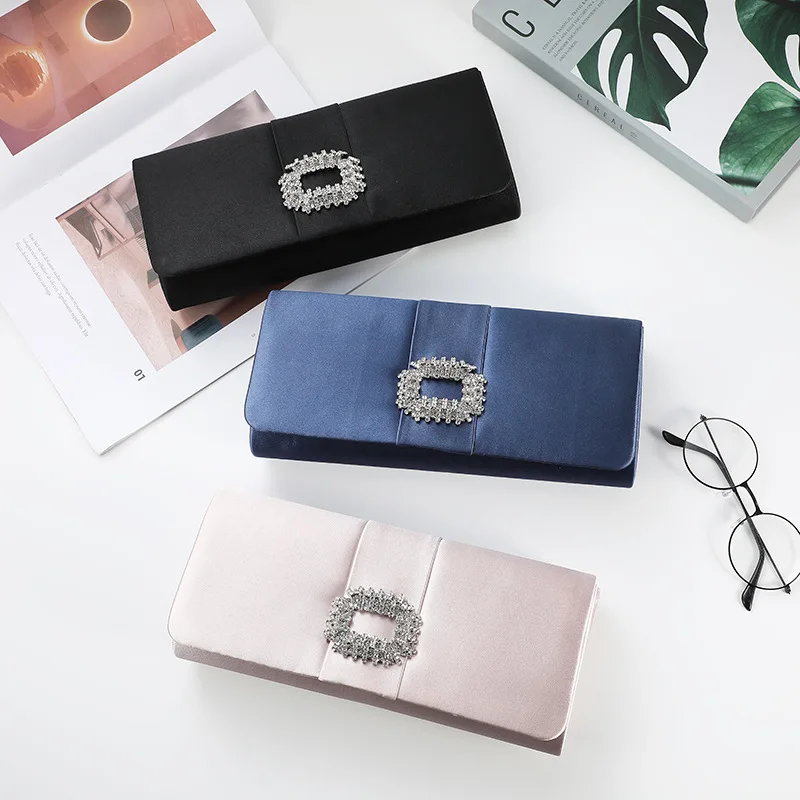 Diamonds Clutch Bags for Women 2023 Fashion Velvet Evening Party Clutches Luxury Dinner Purse Female Day Shopper Shoulder Bag - 6